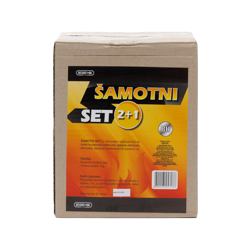 Šamotni set 2+1 Šamotni set 2+1